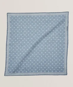 Diamond Wool-Cotton Pocket Square